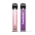 รสชาติใหม่ Vapesoul 1500 Puffs ปากกา e-cig ที่ใช้แล้วทิ้ง
